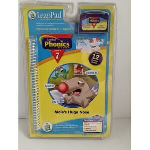 Leap Frog - Leap Pad Phonics Book & Cartridge-Lesson 7 - Mole's Huge Nose